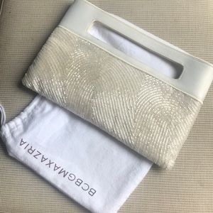 ‼️NEW LISTING‼️BCBG Beaded Satin Clutch